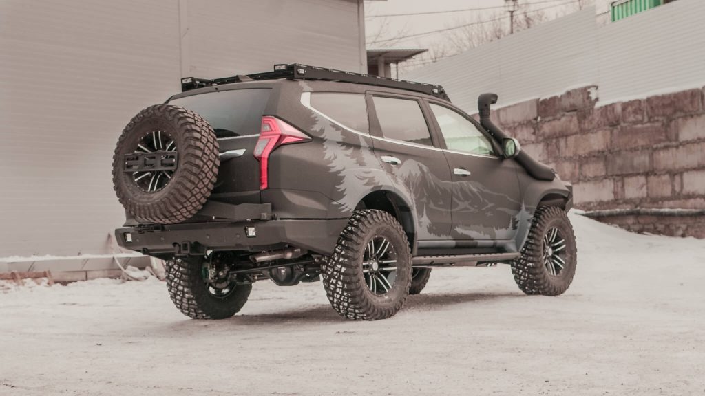 Пороги силовые Mitsubishi Pajero Sport 2021+