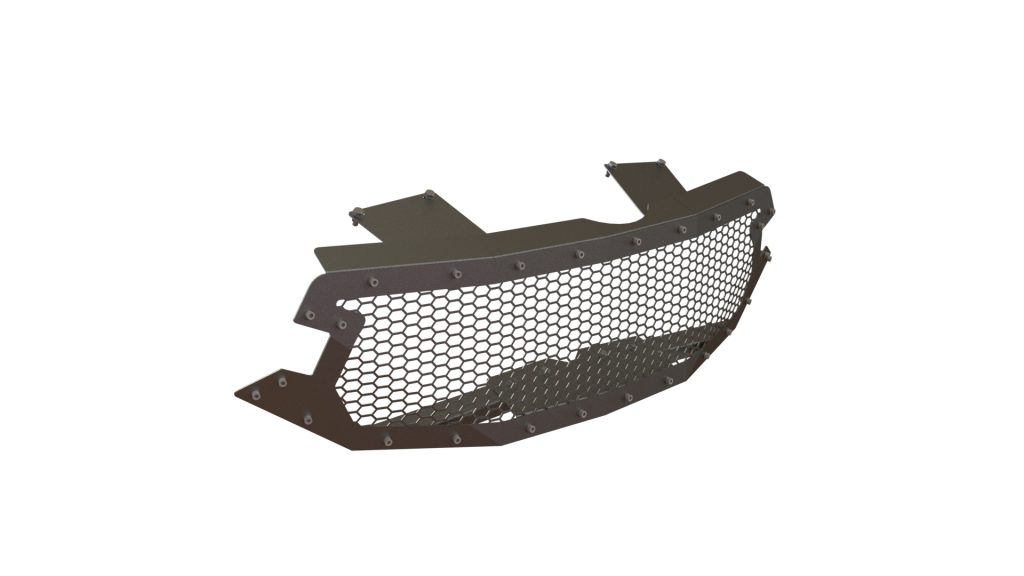 Решетка радиатора  ISUZU D-Max 2020+ с подсветкой Бампер силовой передний