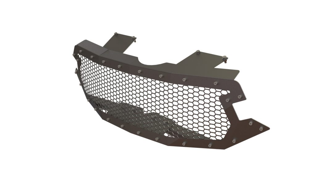 Решетка радиатора  ISUZU D-Max 2020+ с подсветкой Бампер силовой передний