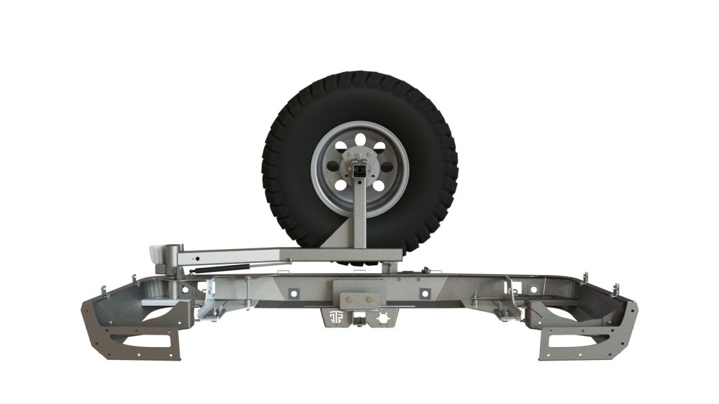 Бампер задний Toyota Land Cruiser 200 2015+ калитка центр, под ПТФ Бампер задний Toyota Land Cruiser 200 2015+ калитка центр, под ПТФ