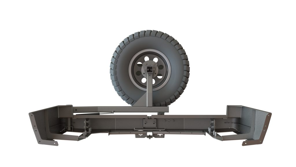 Бампер задний Toyota Land Cruiser 100 калитка центр Бампер задний Toyota Land Cruiser 100 калитка центр