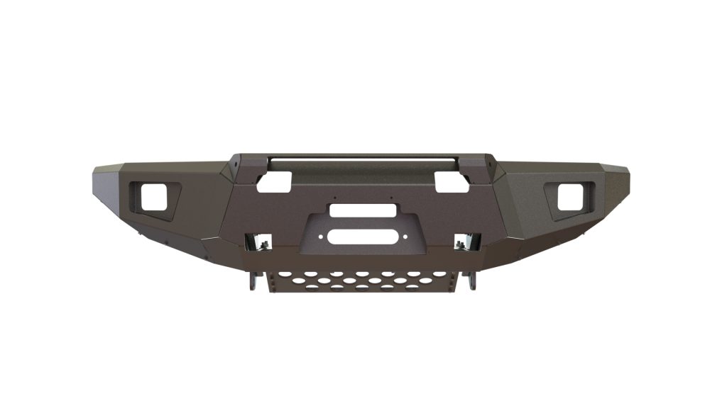 Бампер передний Уаз Патриот 2015+ под балку и ПТФ