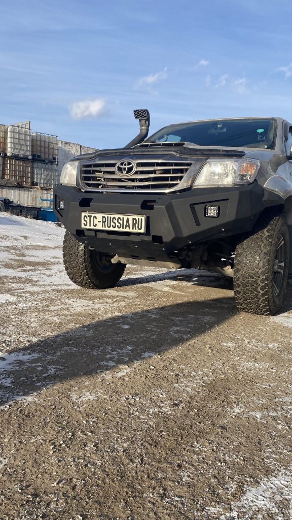 Бампер передний Toyota Hilux 2011-2015 REVO под балку и ПТФ Бампер передний Toyota Hilux 2011-2015 REVO под балку и ПТФ