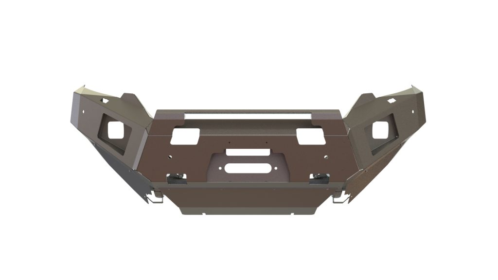 Бампер передний Toyota Land Cruiser Prado 150 2017+ REVO под балку и ПТФ