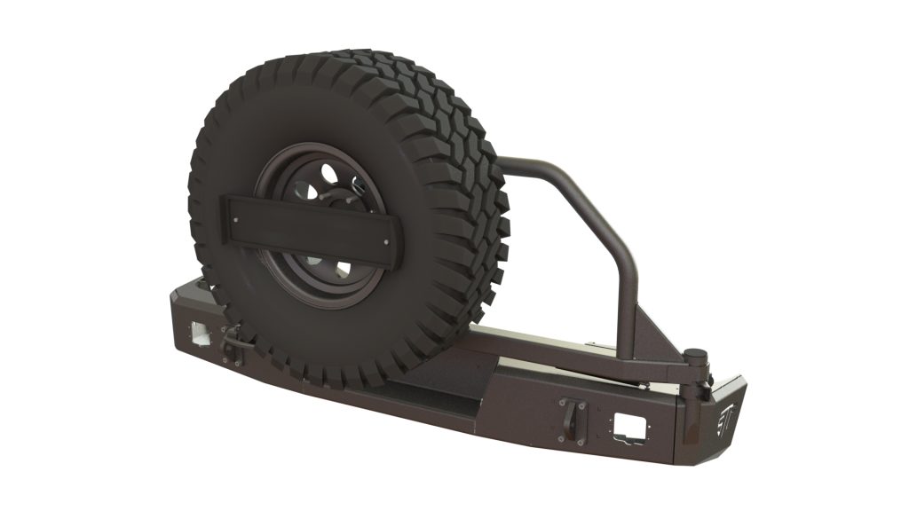 Бампер задний Toyota Tundra 2006-2013 калитка центр (УСИЛЕННАЯ), под ПТФ Бампер задний Toyota Tundra 2006-2013 калитка центр (УСИЛЕННАЯ), под ПТФ