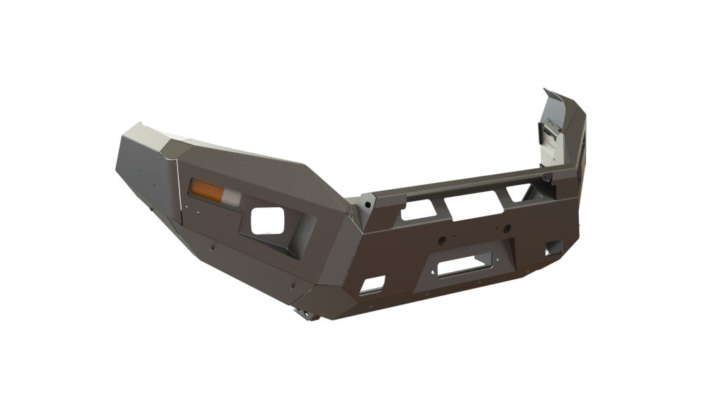 Бампер передний Mitsubishi L200 2019+ под балку и ПТФ