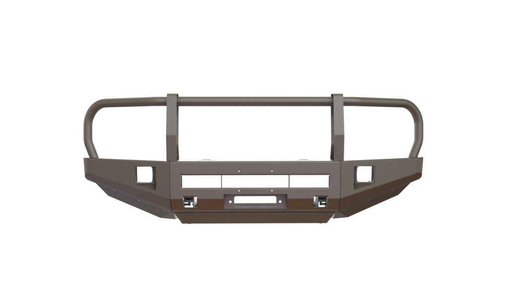 Бампер передний Toyota Land Cruiser 105 с защитой фар, под ПТФ