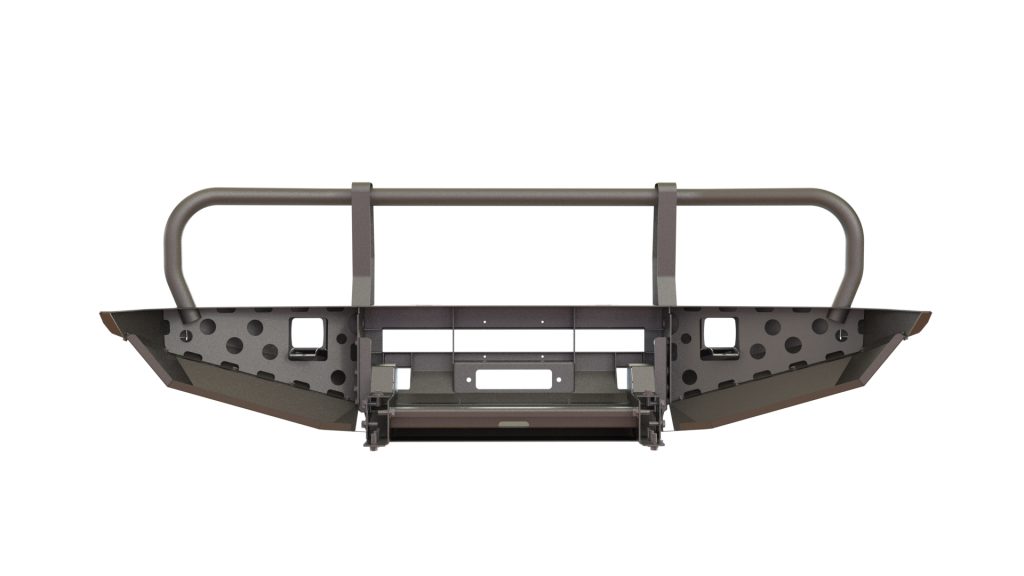 Бампер передний Toyota Land Cruiser 105 с защитой фар, под ПТФ