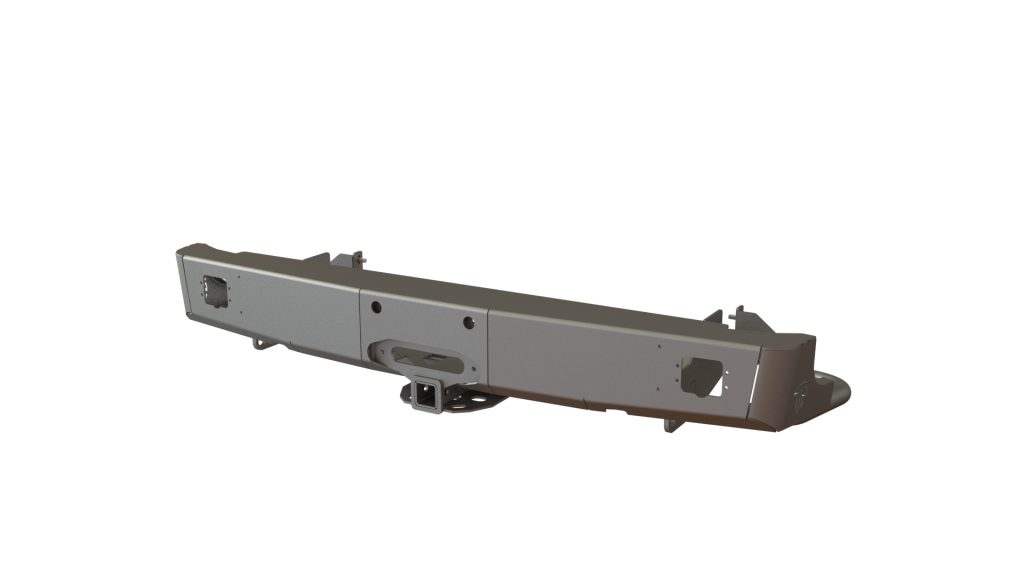 Бампер задний Toyota Hilux 2005-2014 лебедка, под ПТФ Бампер задний Toyota Hilux 2005-2014 лебедка, под ПТФ