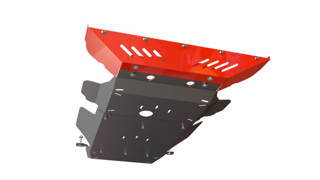 Защита радиатора для мини силовика Toyota Land Cruiser Prado 120