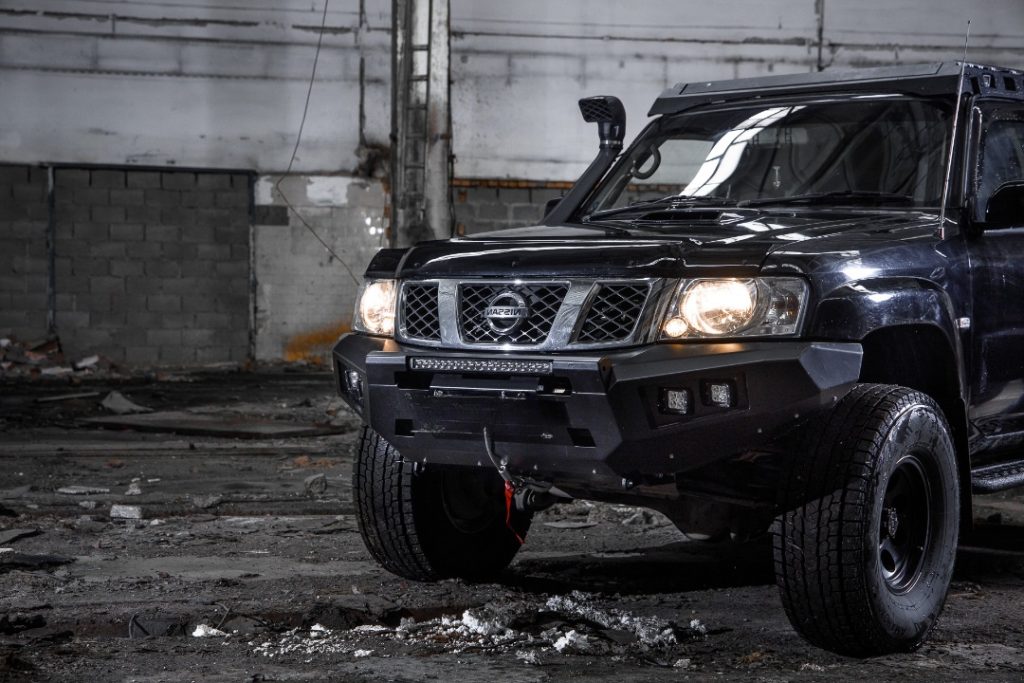 Бампер передний Nissan Patrol Y61 2004+ балка и ПТФ КОМПЛЕКТ 1 Бампер передний Nissan Patrol Y61 2004+ балка и ПТФ КОМПЛЕКТ 1