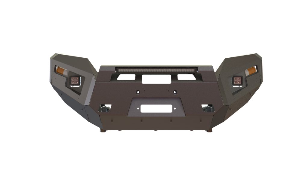 Бампер передний Mitsubishi L200 2019+ балка и ПТФ КОМПЛЕКТ 2