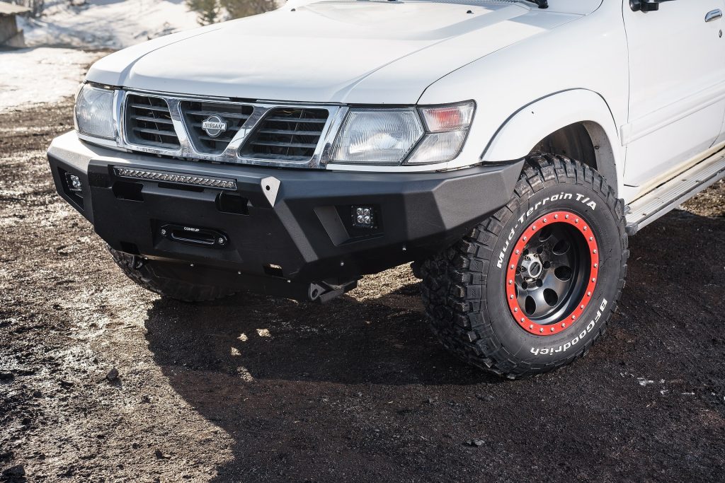 Бампер передний Nissan Patrol Y61 1997-2004 балка и ПТФ КОМПЛЕКТ 1 Бампер передний Nissan Patrol Y61 1997-2004 балка и ПТФ КОМПЛЕКТ 1