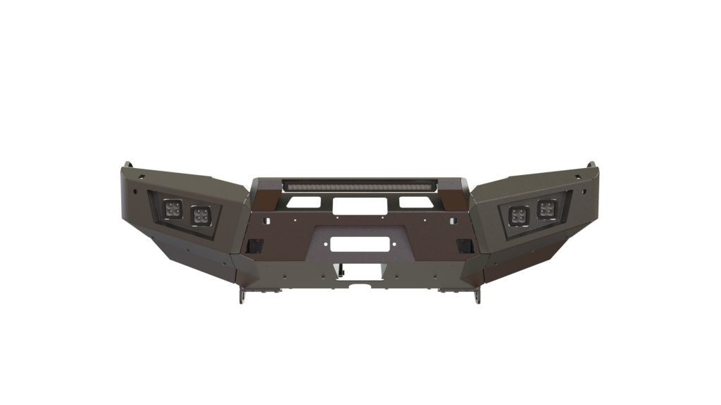 Бампер передний Nissan Patrol Y62 2010-2014 балка и ПТФ КОМПЛЕКТ 2