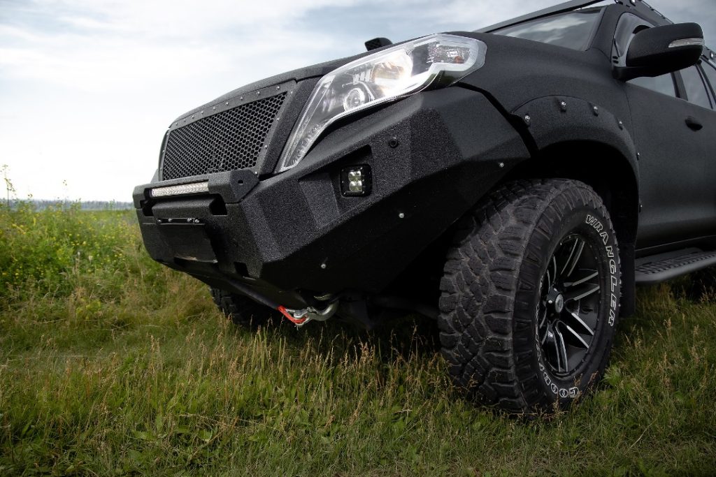 Бампер передний Toyota Land Cruiser Prado 150 2013-2017 REVO балка и ПТФ КОМПЛЕКТ 2
