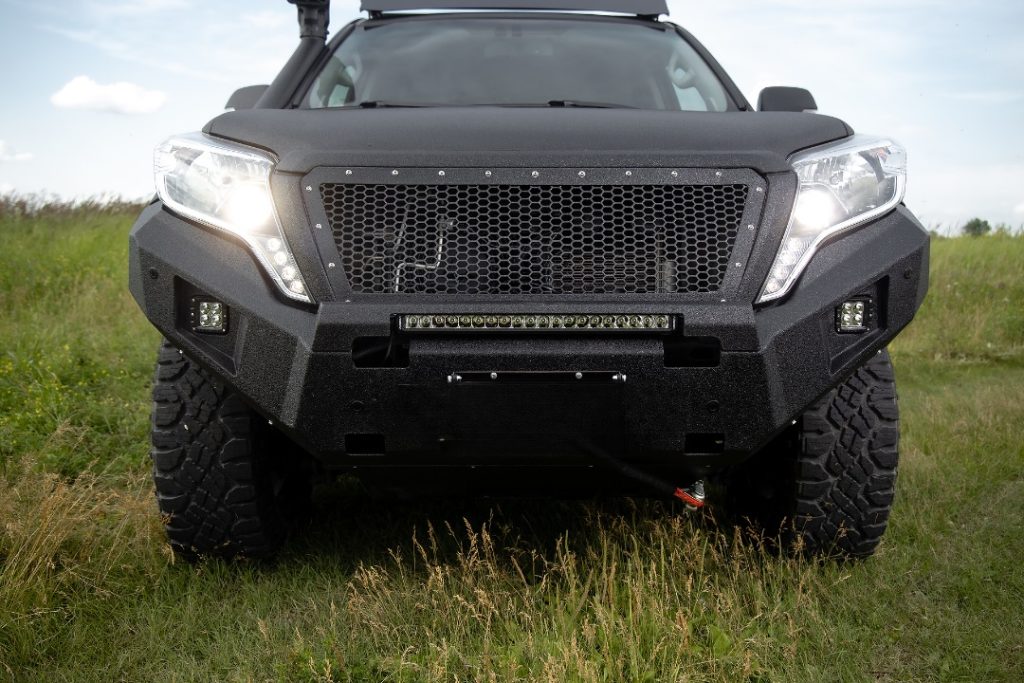 Бампер передний Toyota Land Cruiser Prado 150 2013-2017 REVO балка и ПТФ КОМПЛЕКТ 2