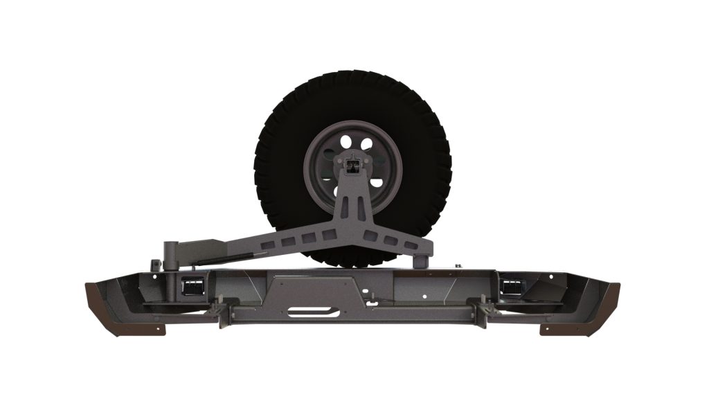 Бампер задний Toyota Land Cruiser Prado 150 2017+ лебедка, калитка центр, фонари заднего хода Бампер задний Toyota Land Cruiser Prado 150 2017+ лебедка, калитка центр, фонари заднего хода