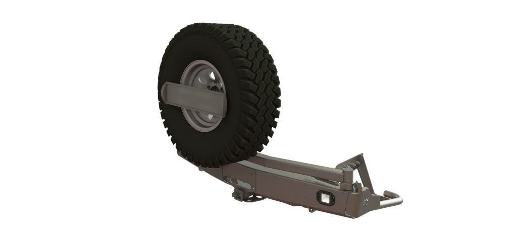 Бампер задний Mitsubishi L200 2019+ лебедка, калитка центр, фонари заднего хода/ПТФ Бампер задний Mitsubishi L200 2019+ лебедка, калитка центр, фонари заднего хода/ПТФ