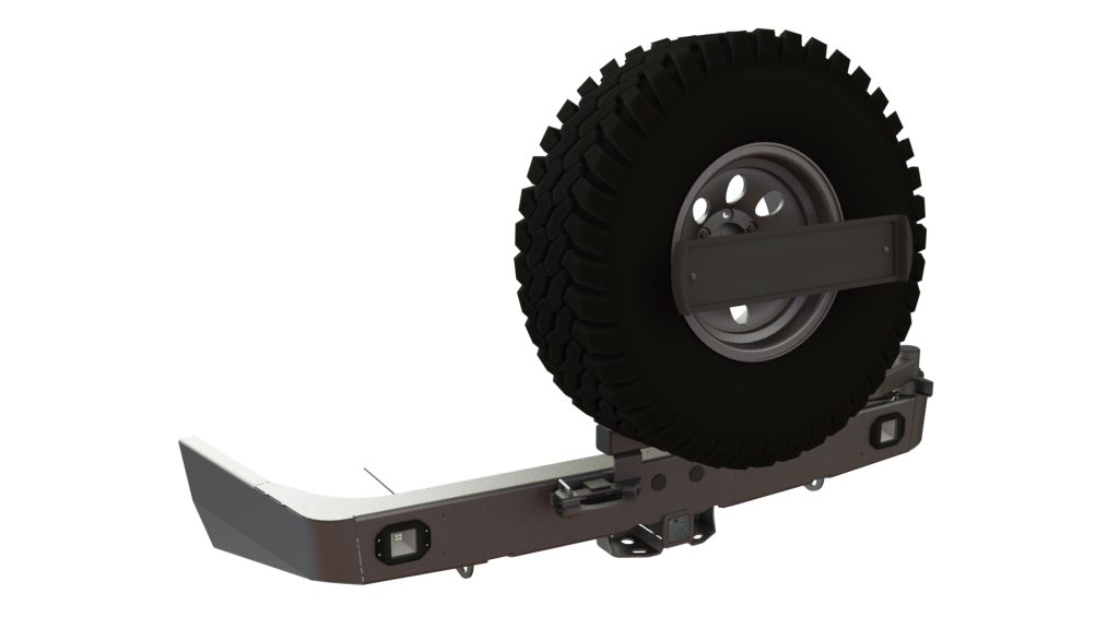 Бампер задний Lexus GX470 калитка центр, фонари заднего хода/ПТФ Бампер задний Lexus GX470 калитка центр, фонари заднего хода/ПТФ