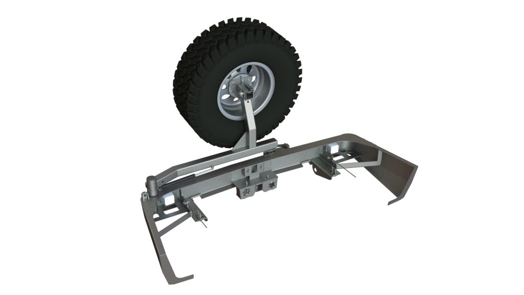 Бампер задний Lexus GX470 калитка центр, фонари заднего хода/ПТФ Бампер задний Lexus GX470 калитка центр, фонари заднего хода/ПТФ