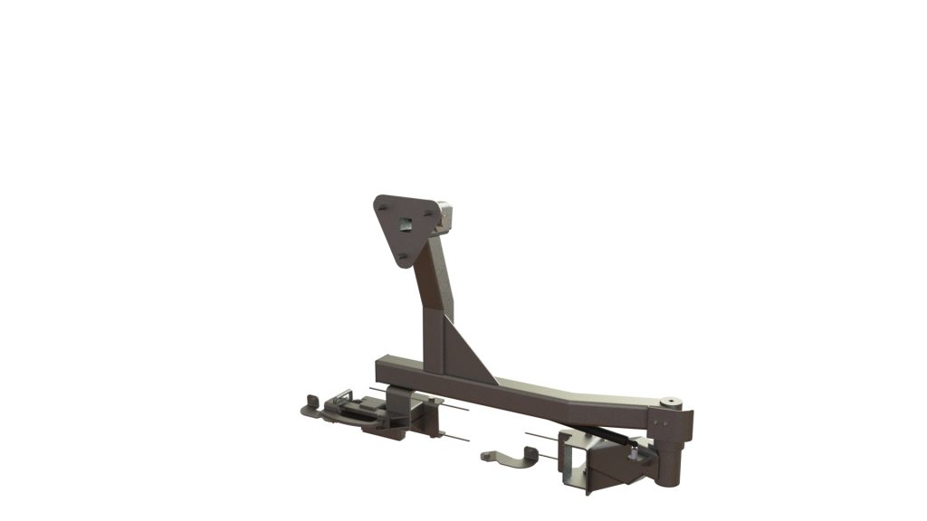 Калитка в штатный бампер Toyota Land Cruiser Prado 95