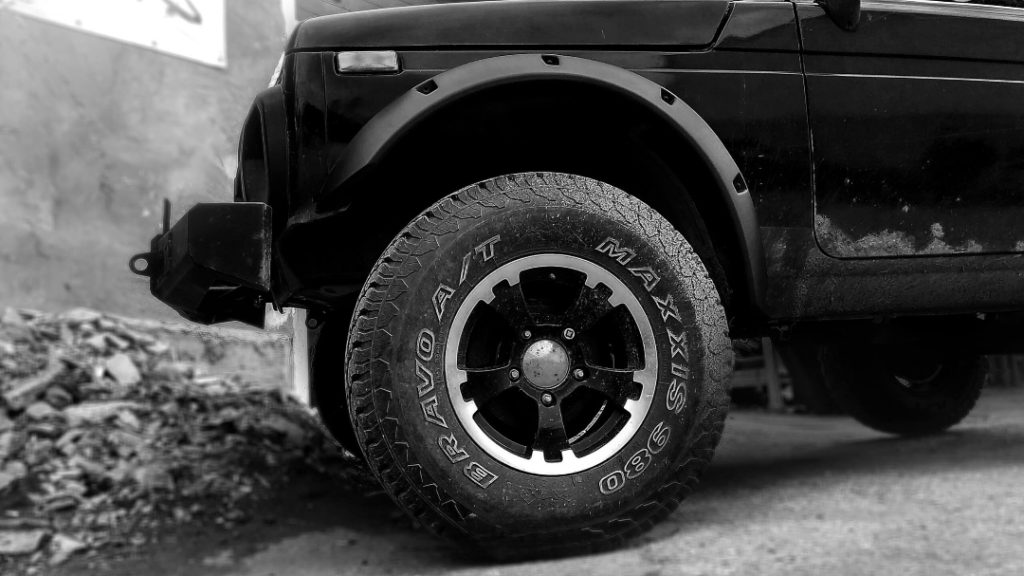 Расширители колесных арок Lada Niva 4×4 3D (Резаные) 40мм