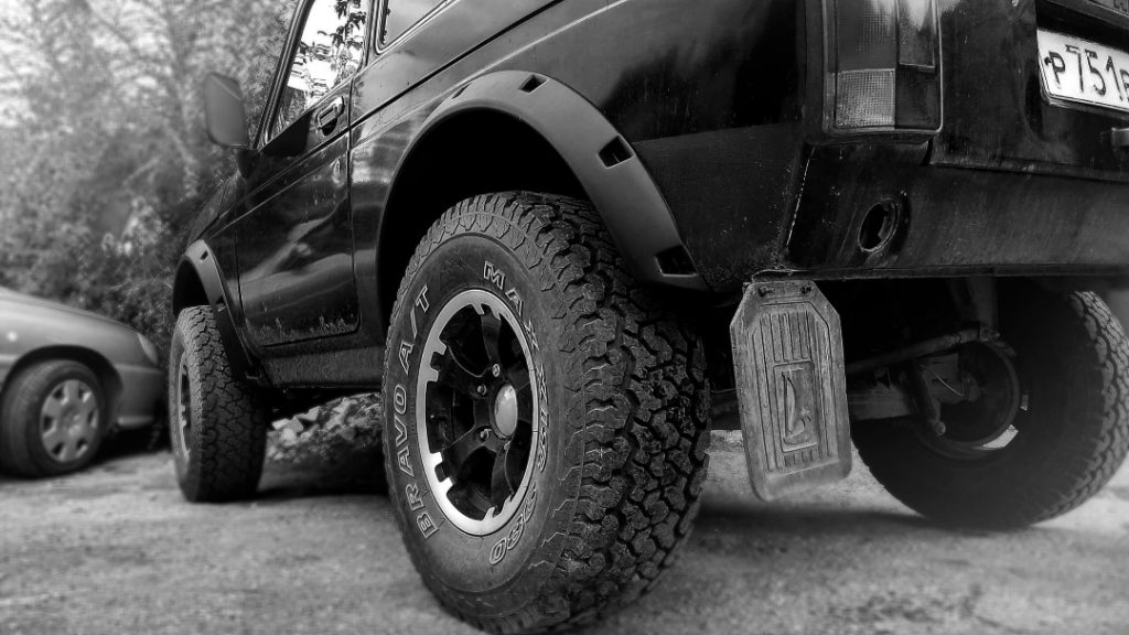 Расширители колесных арок Lada Niva 4×4 3D (Резаные) 40мм